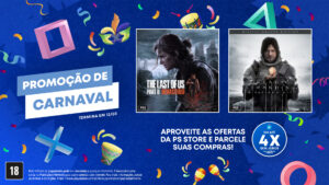 Carnaval na PS Store: Ofertas imperdíveis com até 95% OFF em jogos, pacotes e expansões